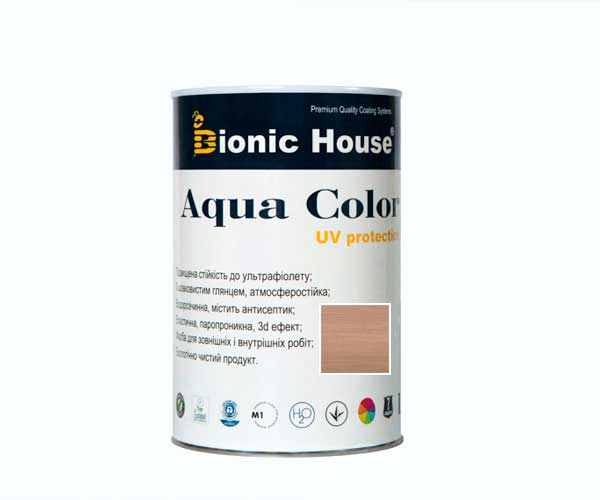 

Краска для дерева Bionic-House Aqua Color UV-protect 0,8л Индиго