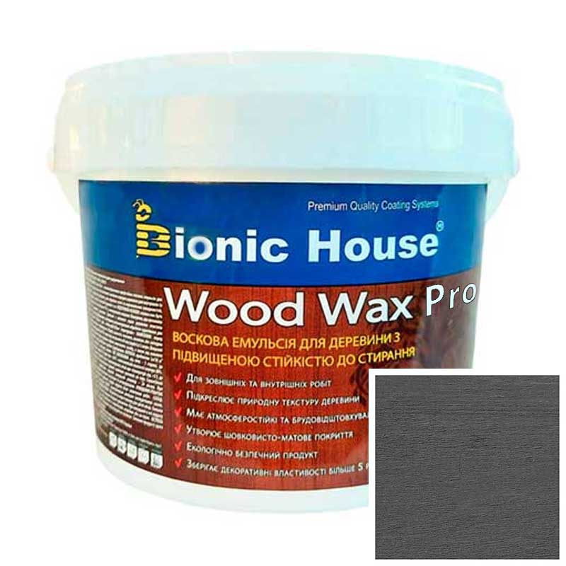 

Краска для дерева WOOD WAX PRO безцветная база Bionic-House 0,8л Арт Грей