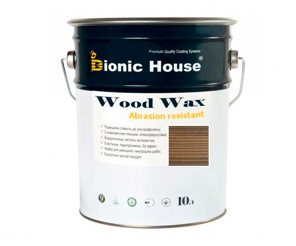 

Краска для дерева WOOD WAX Bionic-House 10л Кедр