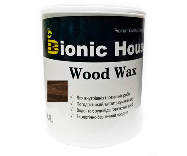 

Краска для дерева WOOD WAX Bionic-House 0,8л Палисандр А111