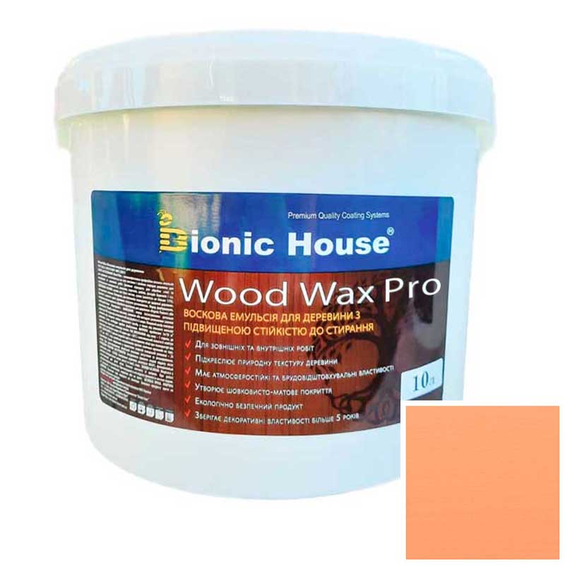 

Краска для дерева WOOD WAX PRO Белая База Bionic-House 10л Корал