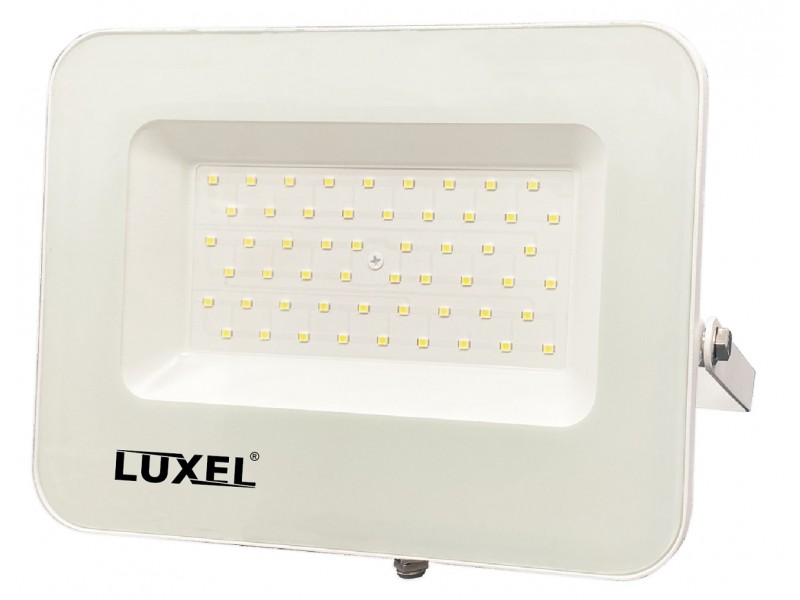 

Светодиодный белый прожектор Luxel 245х210х31мм 175-260V 50W IP65 (LED-LPEW-50С)