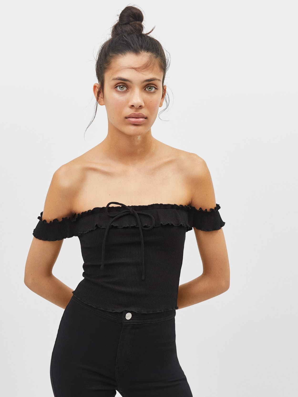 

Топ Bershka 2432/187/800-AAAD XS Черный