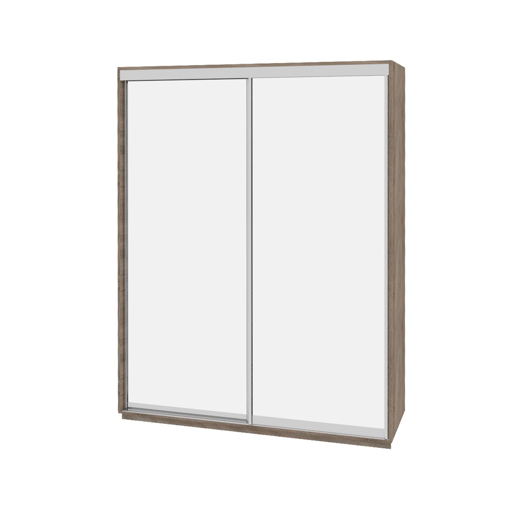 

Шкаф-купе Виват — 2 двери (ДОМ) Зеркало-Дуб сонома трюфель 170x60x220