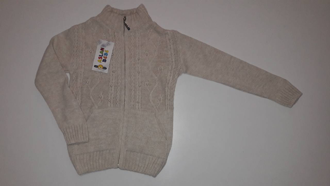 

Кофта Hasan baby 0405 128см(р) молочный