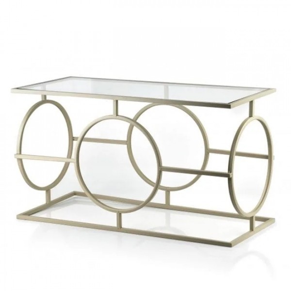 

Журнальный столик Столик металлический Flora Cedric 80x35.5 см. бежевый 35439