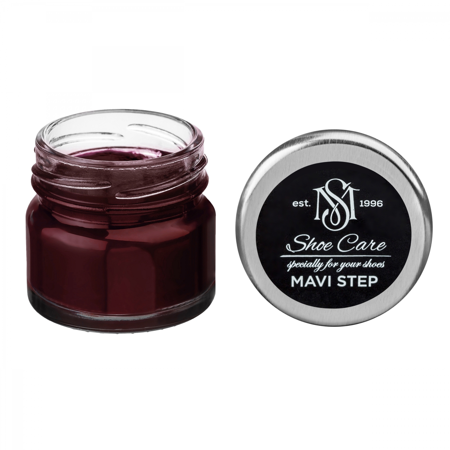 

Краска бальзам для замши и нубука бордовая 111 MAVI STEP Multi Oil Balm, 25 мл