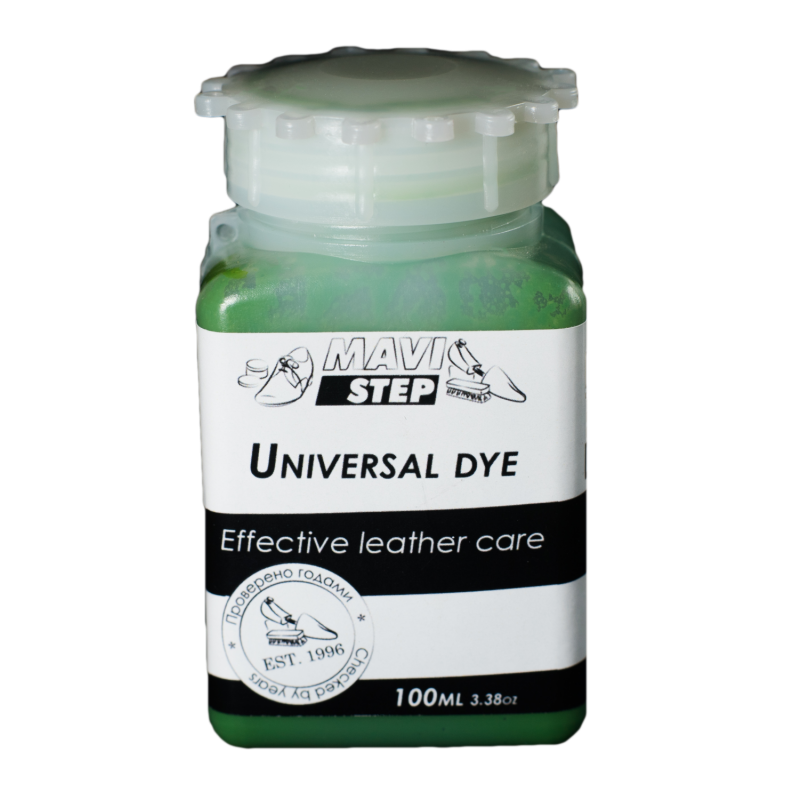 

Краска для кожи зелёная MAVI STEP Universal Dye, 100 мл