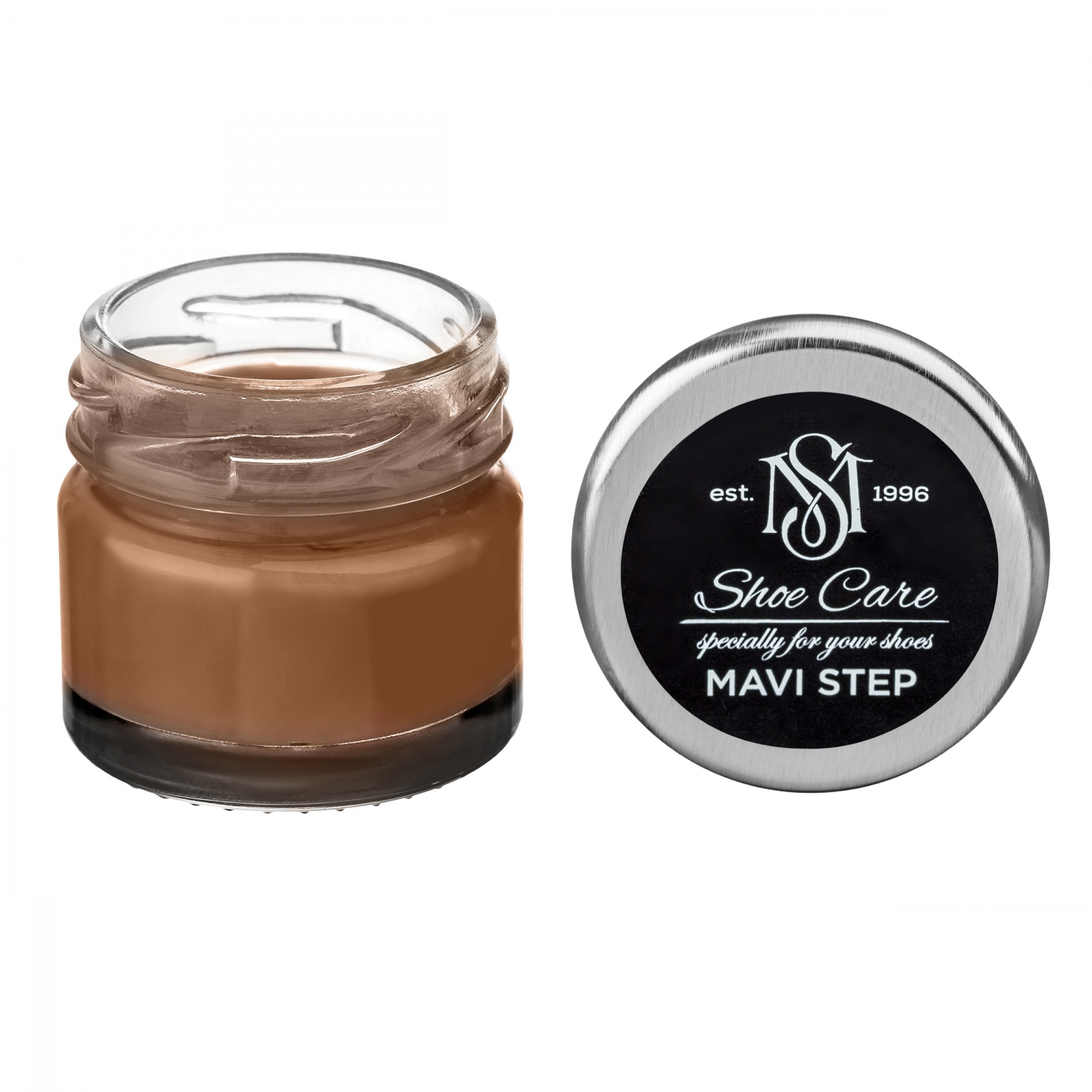 

Краска бальзам для замши и нубука коричнево-бежевая 166 MAVI STEP Multi Oil Balm, 25 мл