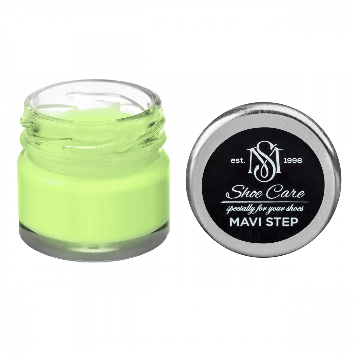 

Краска бальзам для замши и нубука бледно-салатовая 173 MAVI STEP Multi Oil Balm, 25 мл