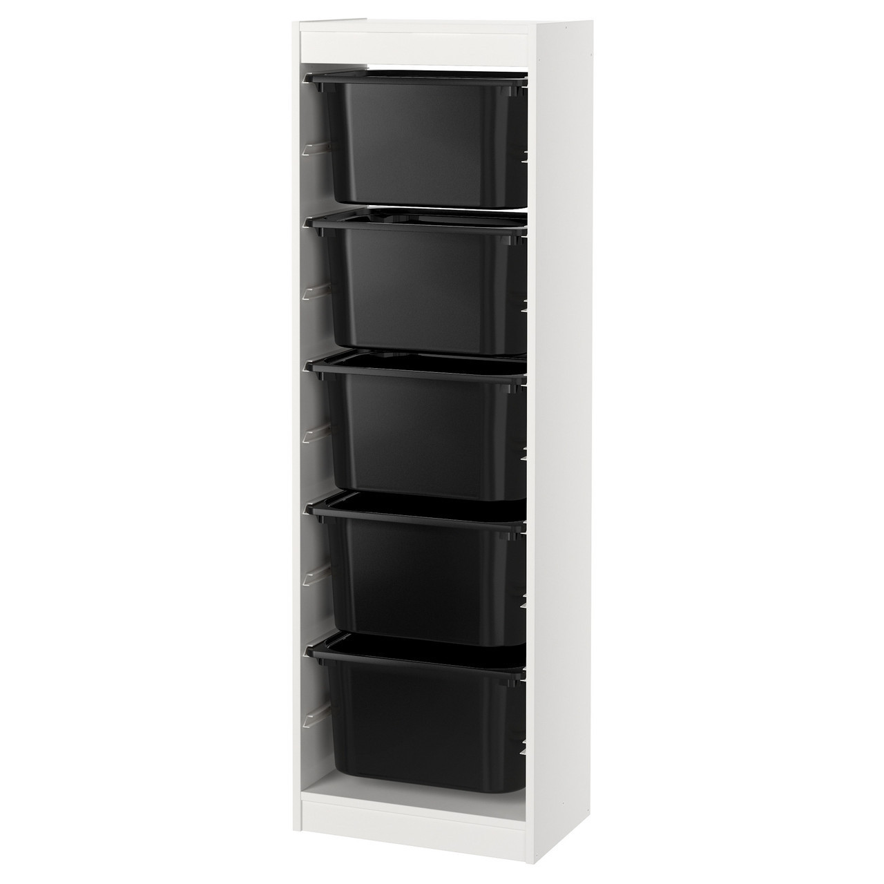 

Органайзер с ящиками для игрушек IKEA (ИКЕА) TROFAST белый черный (891.815.87)