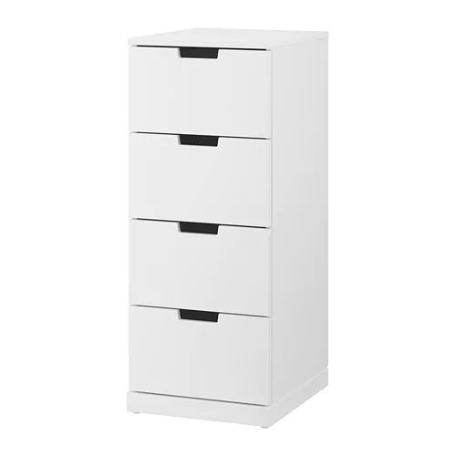 

Комод с 4 ящиками IKEA NORDLI 40x99 см белый (792.398.43)