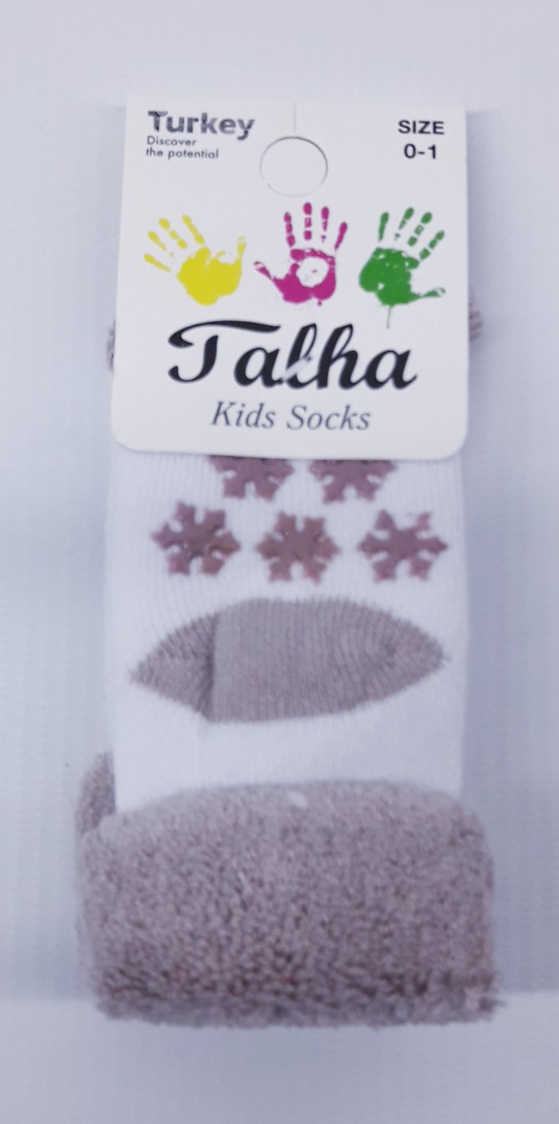 

Носки махровые отворот тормоза Talha 0110 8(р) бело-бежевый