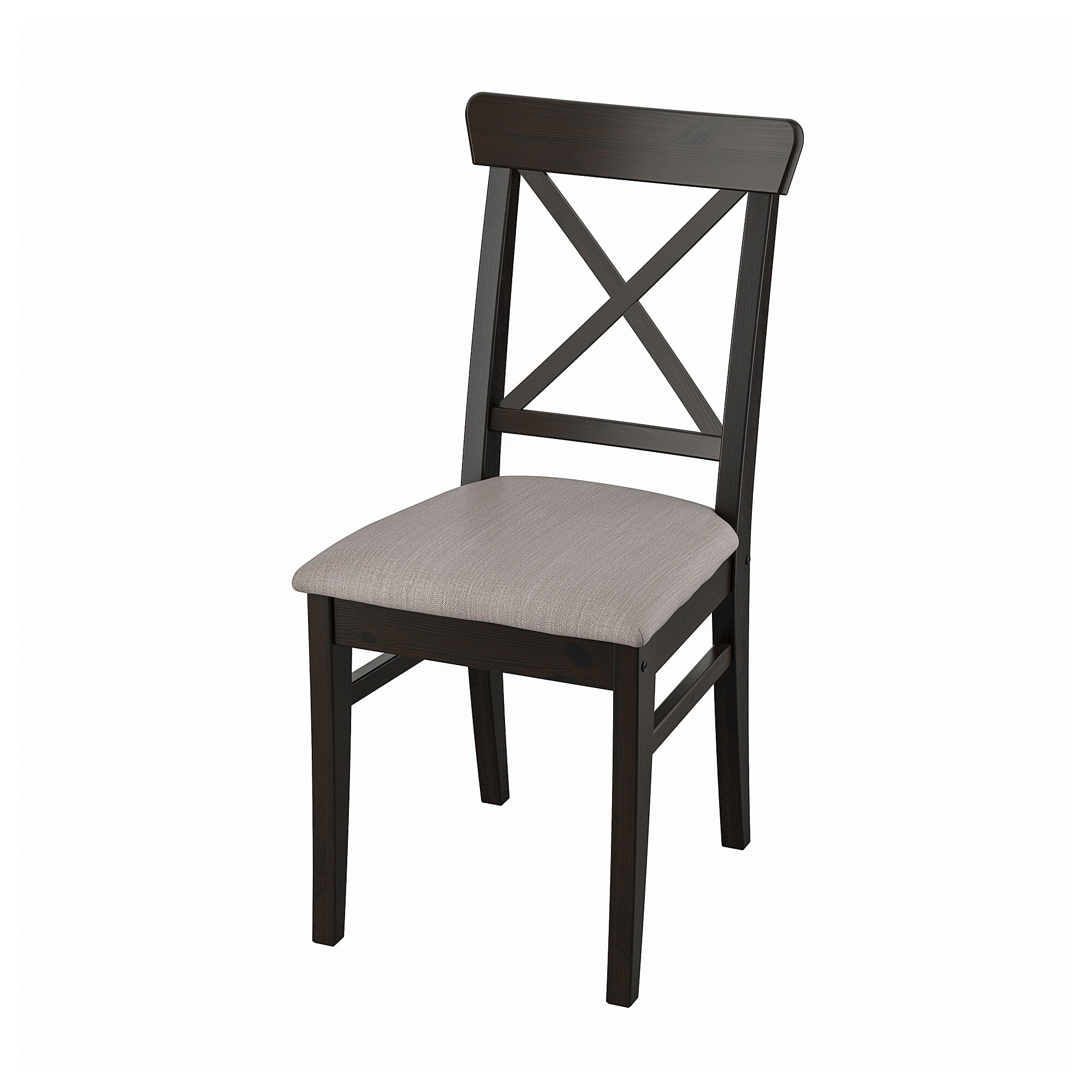 

Стул IKEA INGOLF коричнево-чёрный 004.730.75