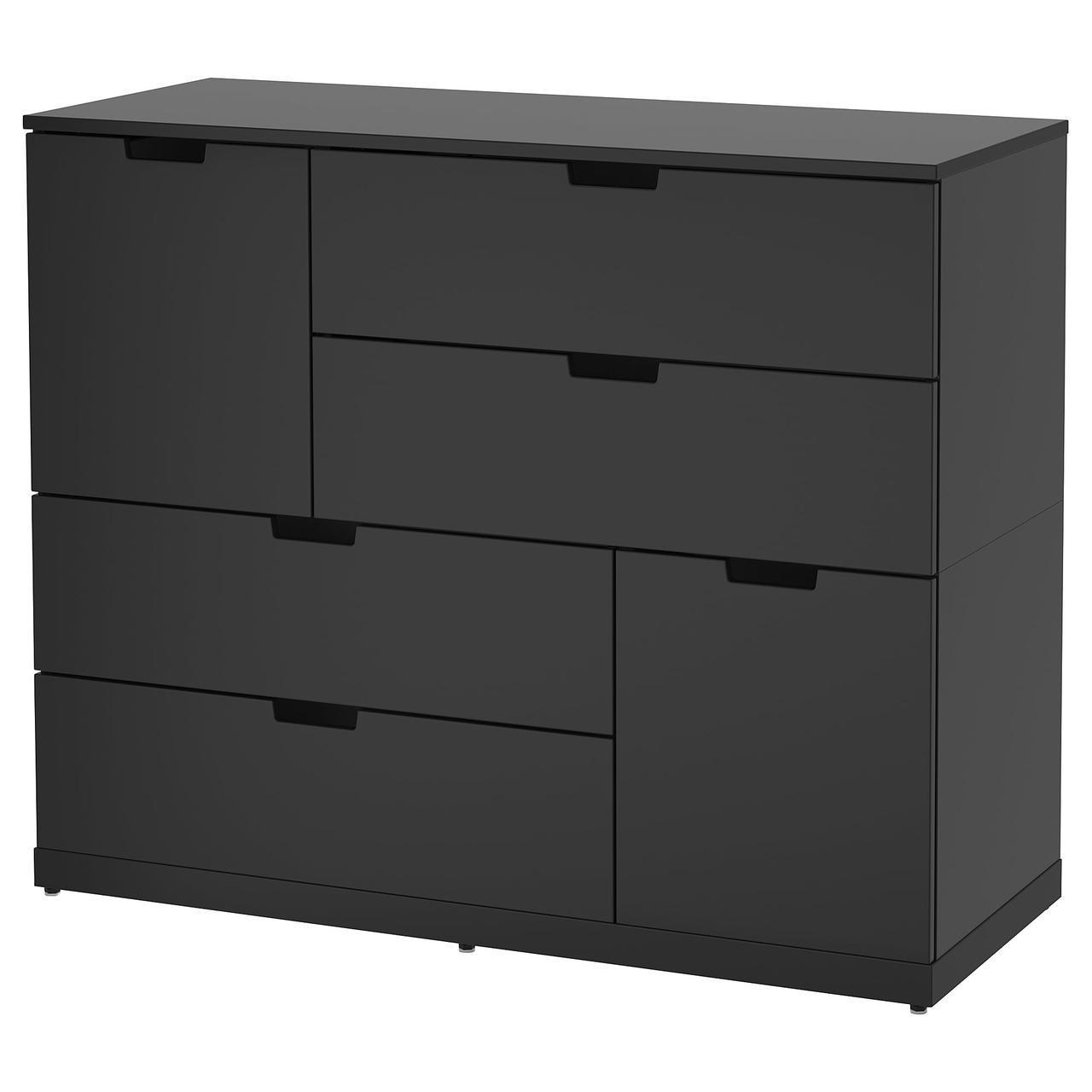 

Комод IKEA NORDLI 120x99 см 6 ящиков антрацит (192.765.60)