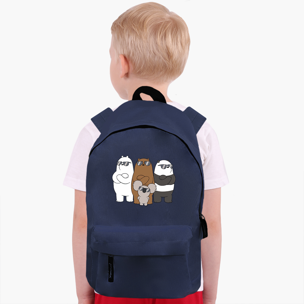 

Рюкзак детский Вся правда о медведях (We Bare Bears) (9263-2892-8) 17 л Темно-синий