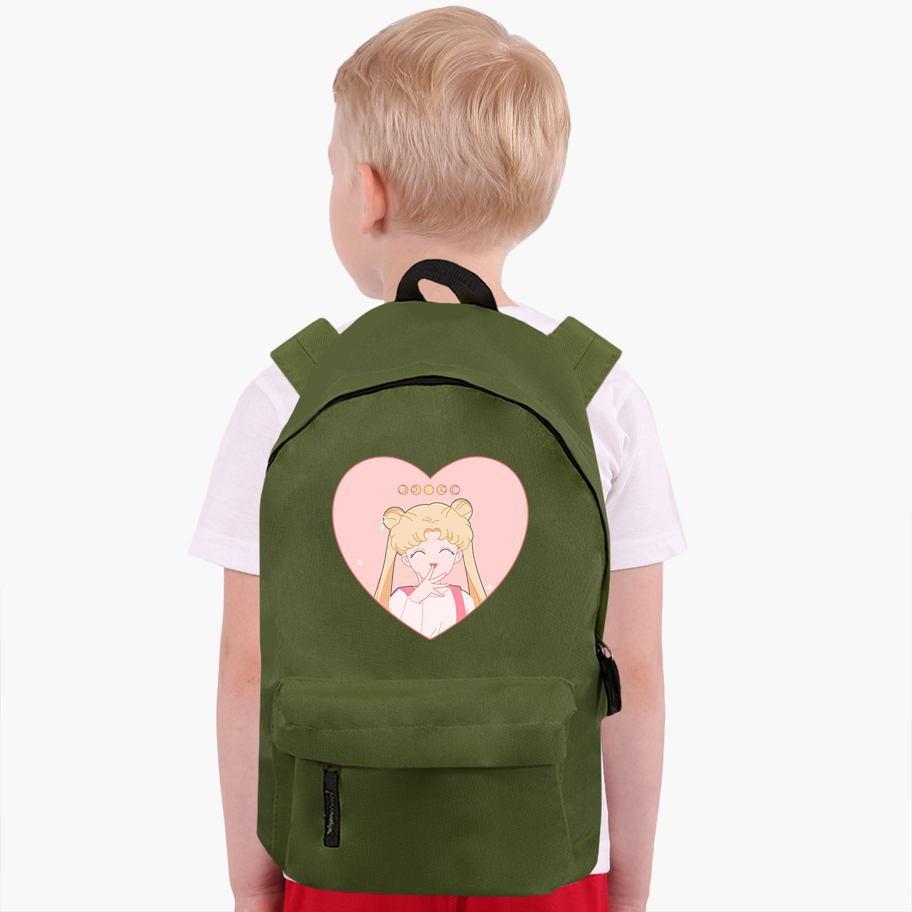 

Рюкзак детский Сейлор Мун Луна Кошки (Sailor Moon anime Cats) (9263-2922-11) 17 л Хаки