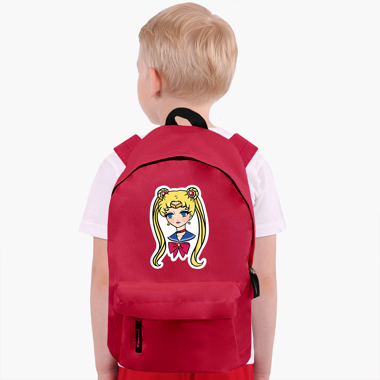 

Рюкзак детский Сейлор Мун (Sailor Moon) (9263-2926-7) 17 л Красный