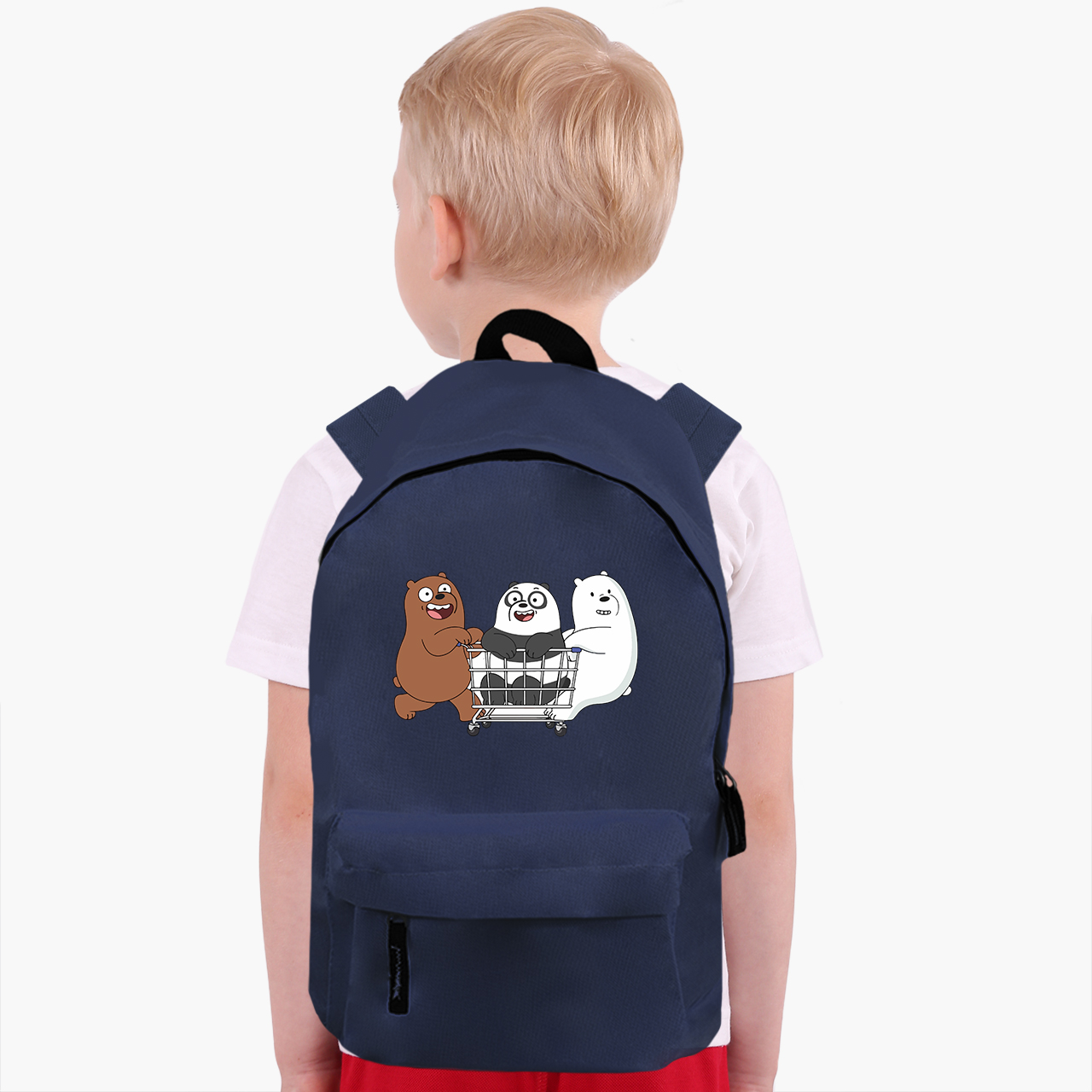 

Рюкзак детский Вся правда о медведях (We Bare Bears) (9263-2891-8) 17 л Темно-синий