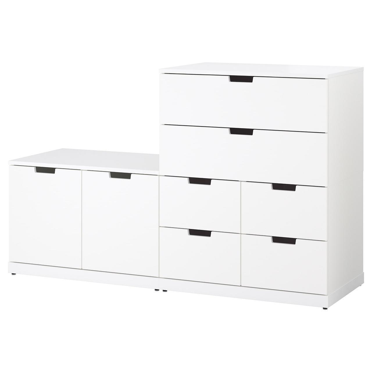 

Комод IKEA NORDLI 160x99 см 8 ящиков белый (192.766.21)