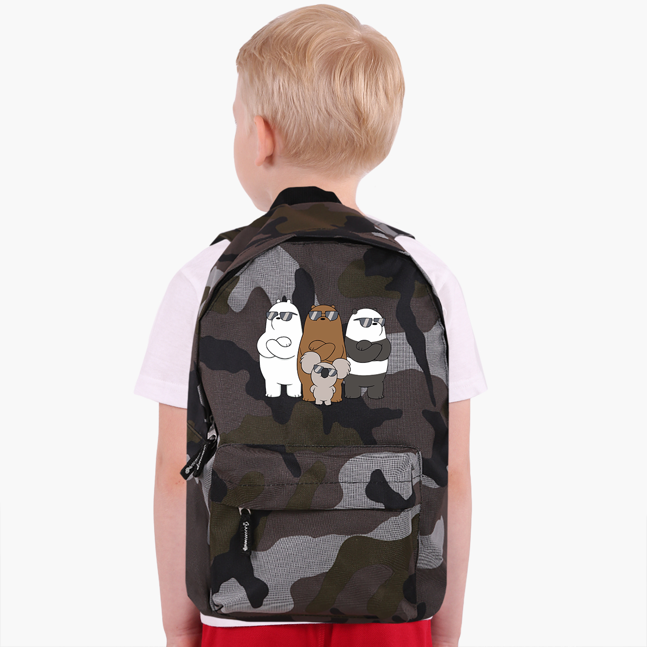 

Рюкзак детский Вся правда о медведях (We Bare Bears) (9263-2892-10) 17 л Камуфляж