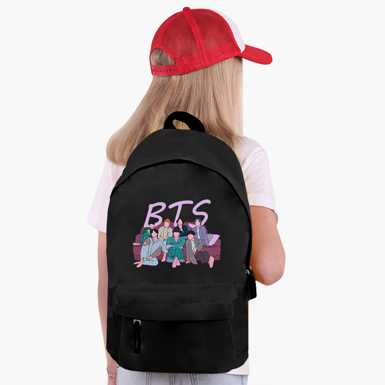 

Рюкзак детский БТС (BTS) (9263-3256-4) 17 л Черный