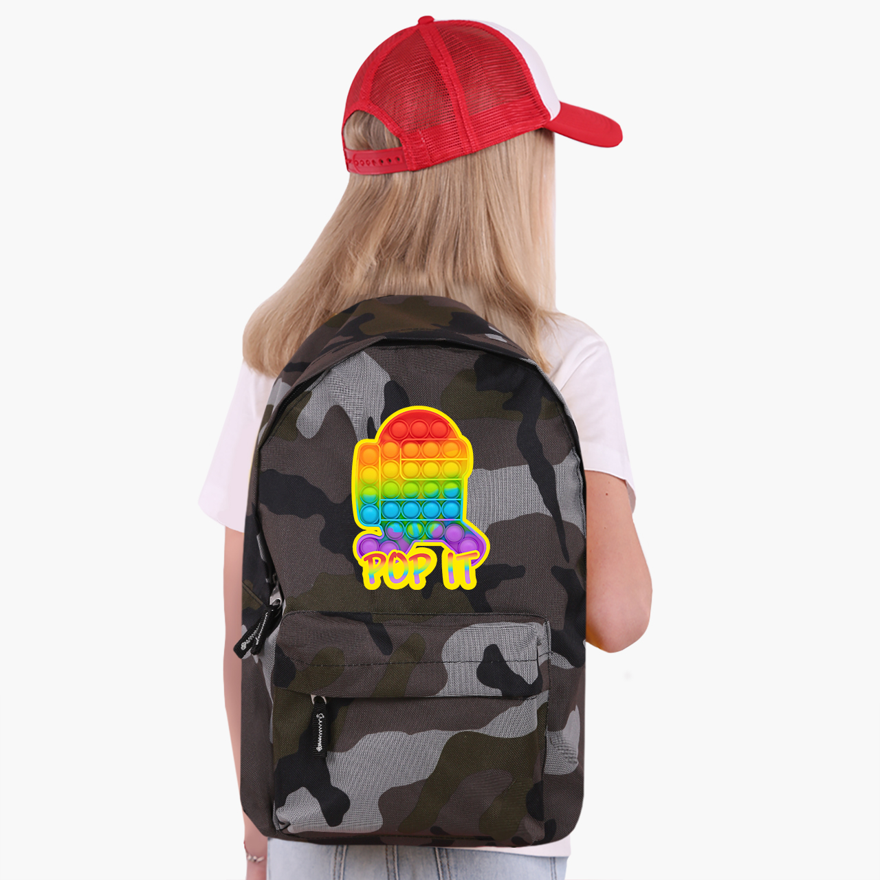 

Рюкзак детский Амонг Ас Поп Ит (Amons Us Pop It Bubble Dimbl) (9263-3280-10) 17 л Камуфляж