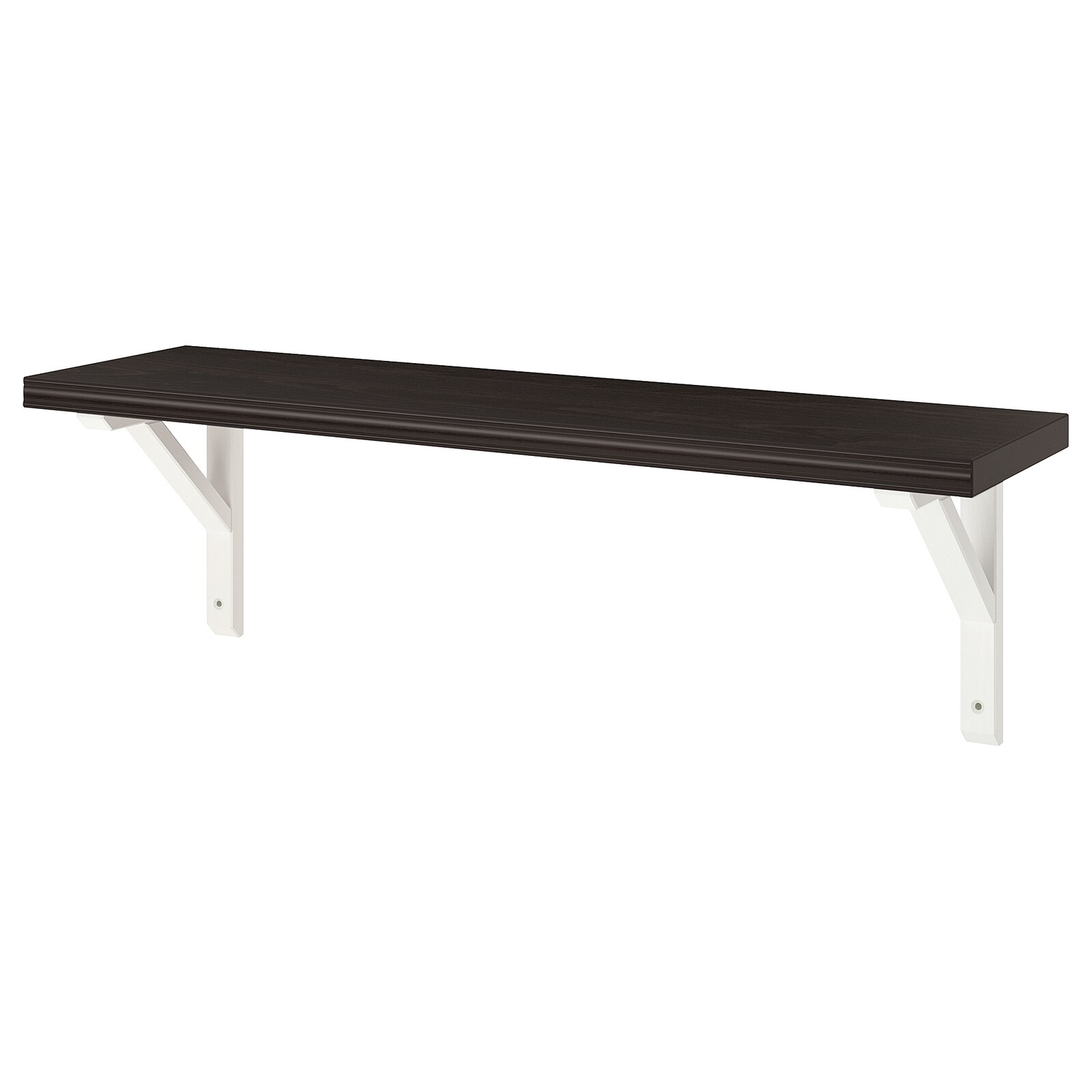 

Полка IKEA BERGSHULT/SANDSHULT навесная 80x20 см коричнево-чёрный 593.260.30