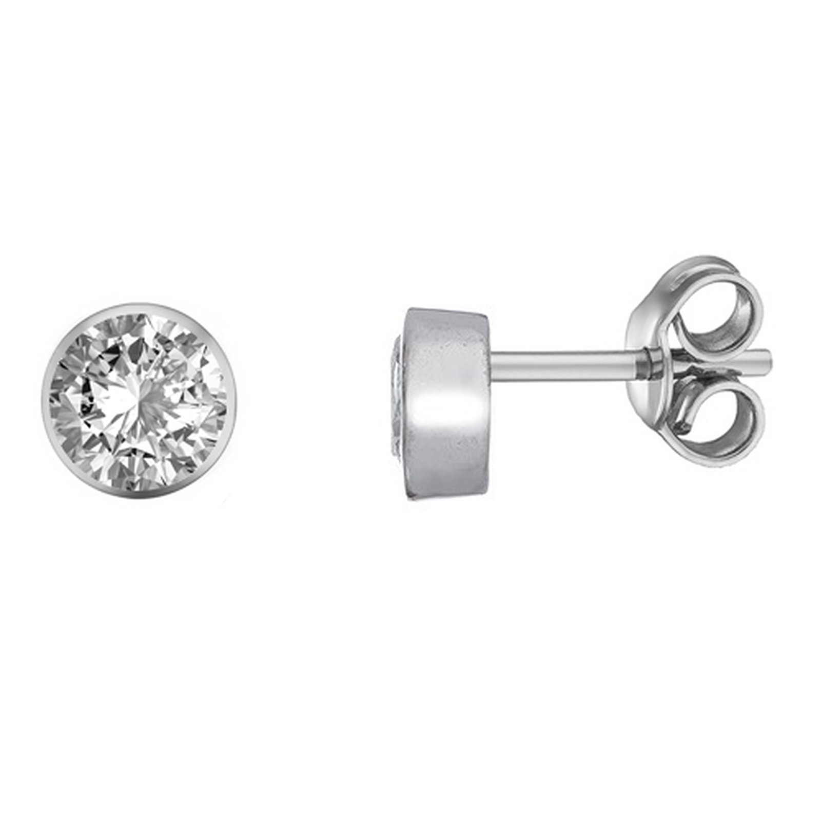 

Серьги из серебра с куб. циркониями 144095