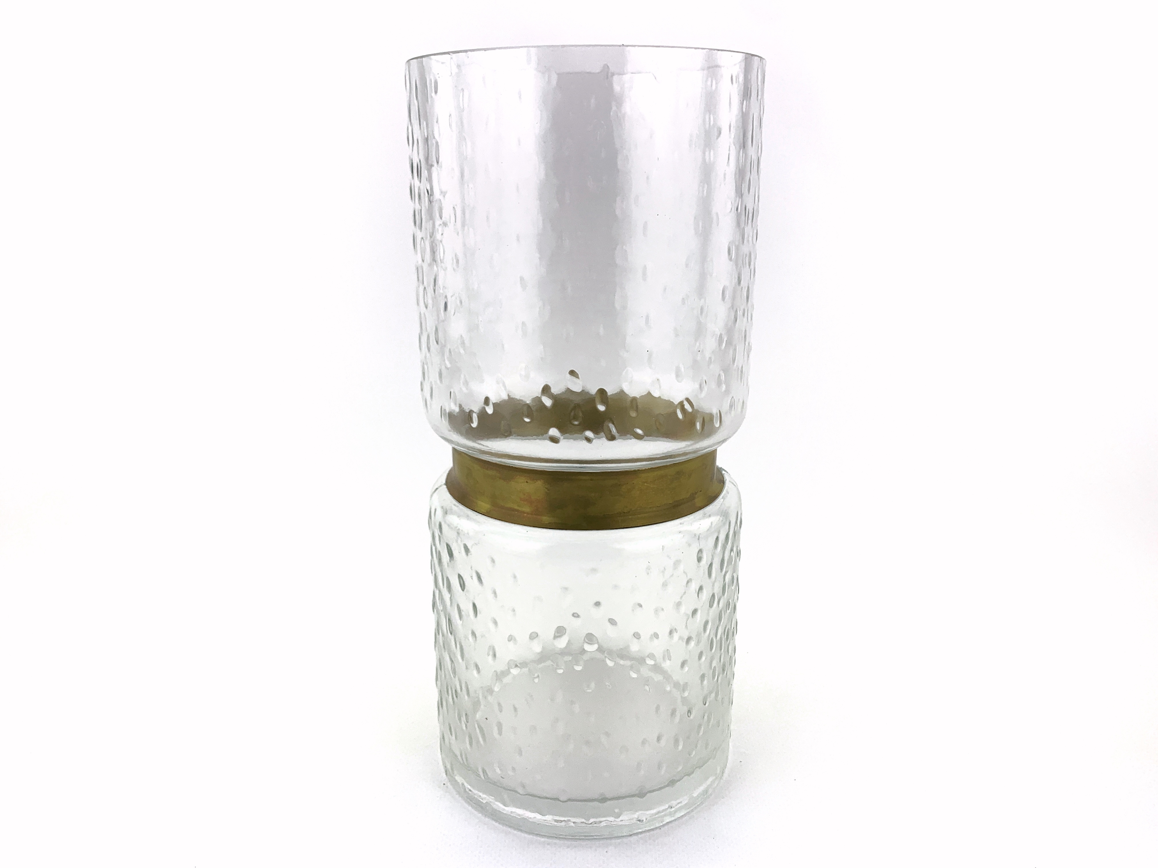 

Ваза для цветов TerrA "Glass and Gold" прозрачный 27х10 (3505-8)