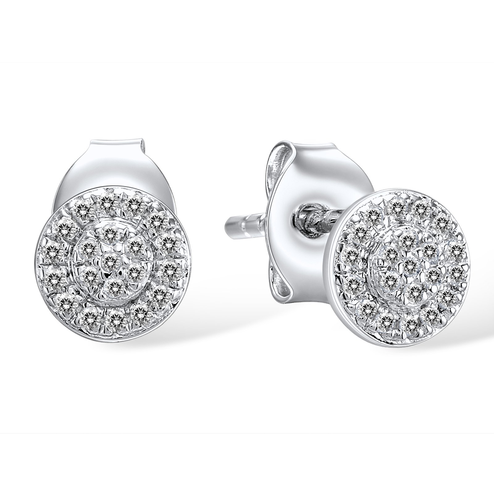 

Серьги из белого золота с бриллиантами 327782