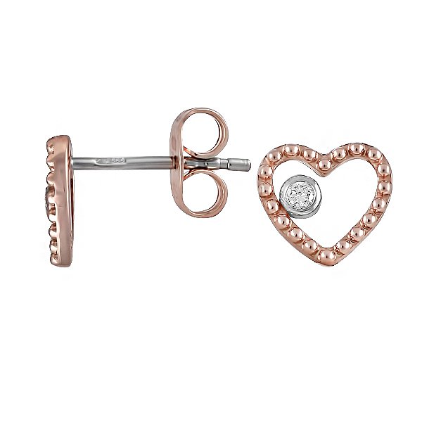 

Серьги из красного золота с бриллиантами 151365