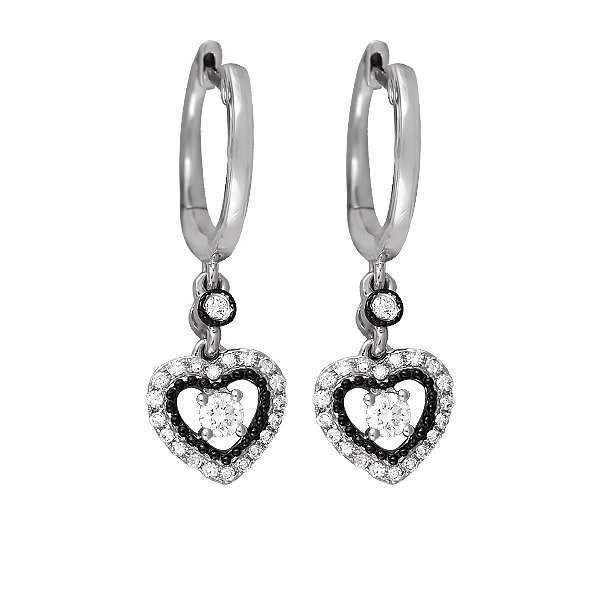 

Серьги из белого золота с бриллиантами 075748