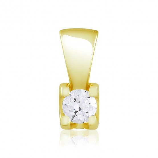 

Кулон из желтого золота с Swarovski Zirconia 1659991