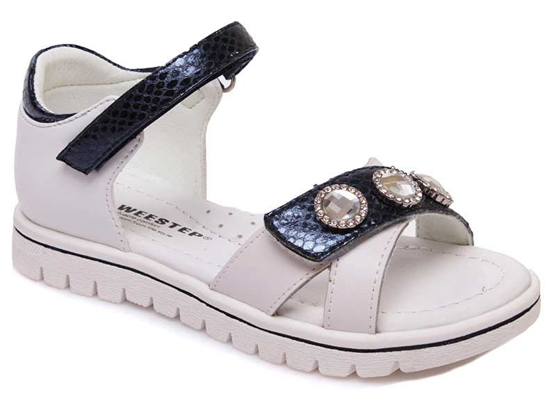 

Босоножки детские лето для девочки Weestep 00-00006091 Белый р.25 (16 см.)