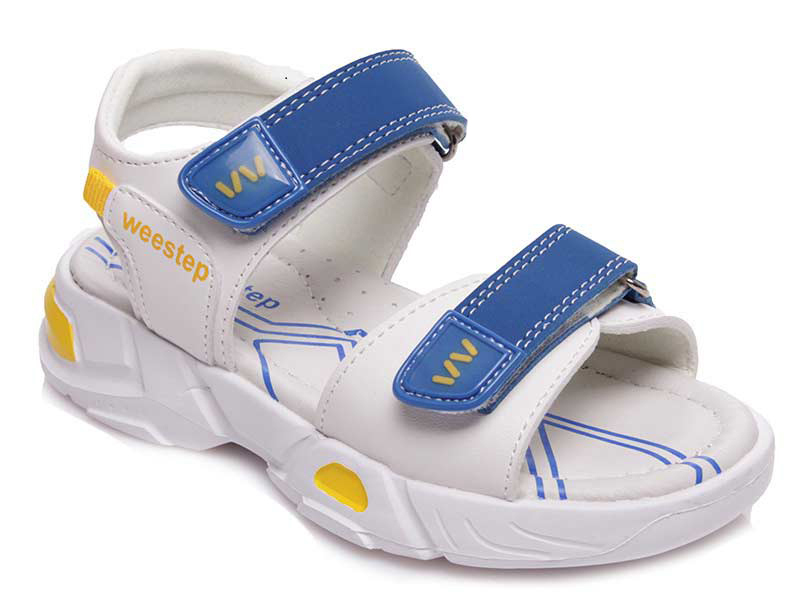 

Сандалии детские лето для мальчика Weestep 00-00006249 Белый р.29 (19 см.)