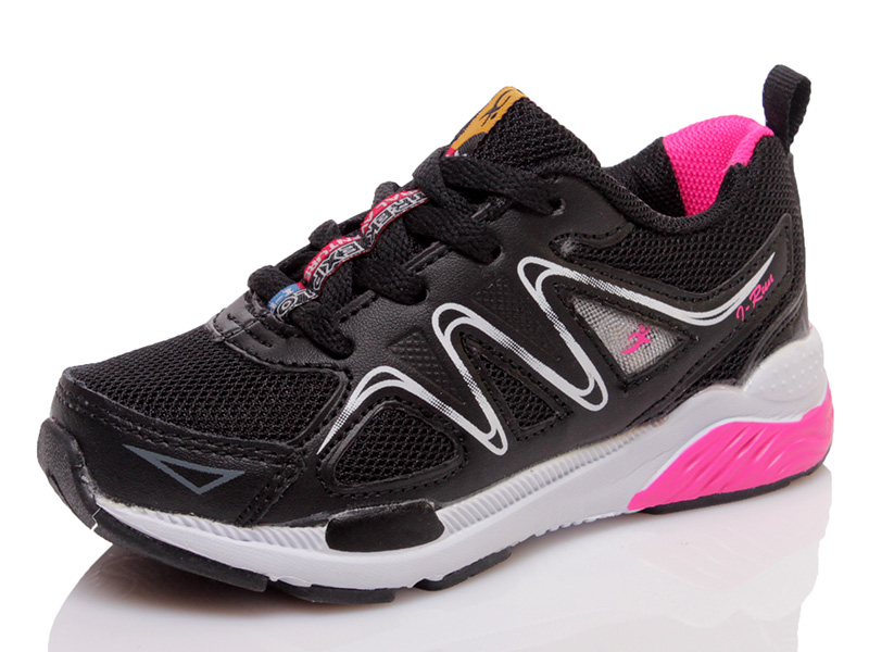 

Кроссовки детские деми для девочки I-Run 00-00003807 Черный р.26 (16,5 см.)