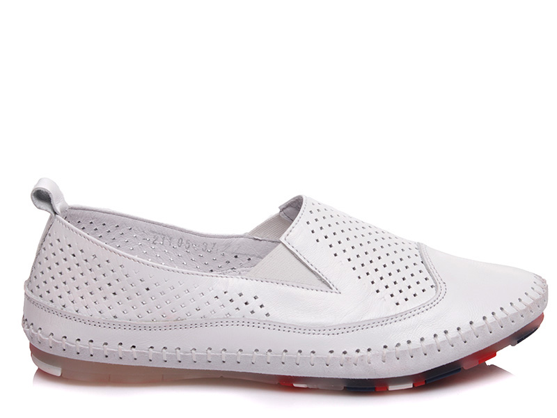 

Слипоны женские деми Avangard Shoes 00-00005496 Белый р.37 (24 см.)