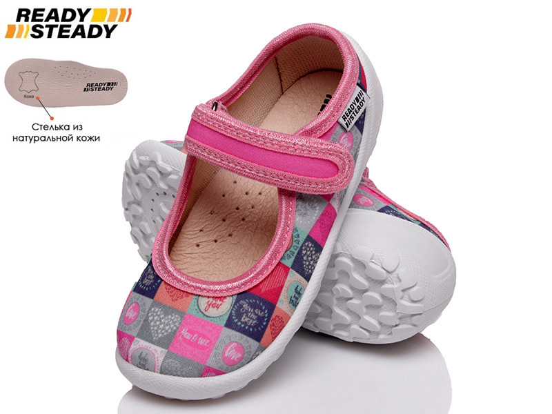 

Тапочки детские деми для девочки Ready Steady 00-00006563 Розовый р.22 (14 см.)