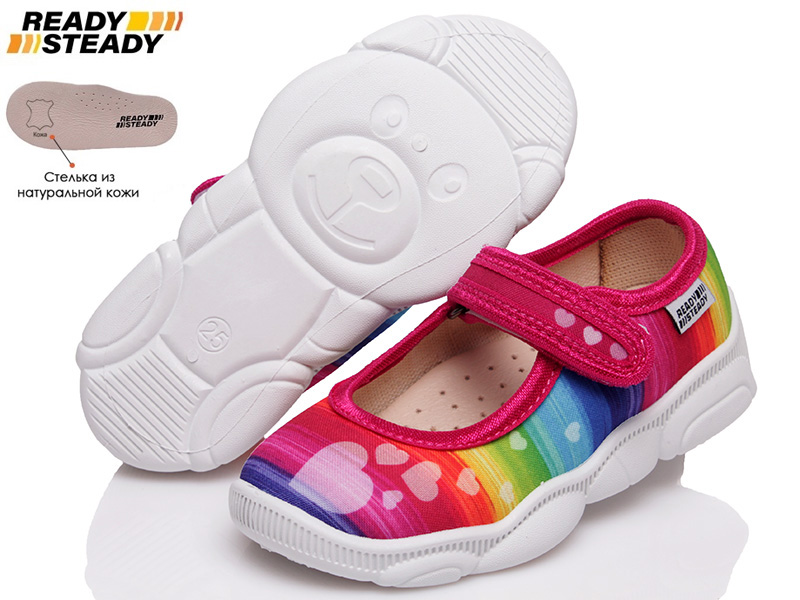 

Тапочки детские деми для девочки Ready Steady 00-00006518 Розовый р.23 (15,3 см.)