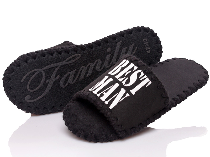 

Тапочки мужские деми Family 00-00005408 Черный р.45 (30,7 см.)