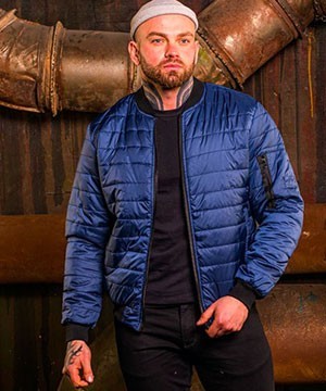 

Бомбер Top Clothes  Синий К-2-1, Бомбер Top Clothes S Синий К-2-1