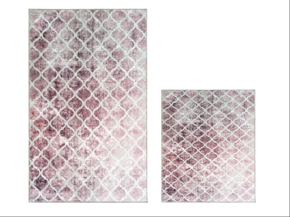 

Набор ковриков Ella 60*100+40*60 EL7 PUDRA DESENLI