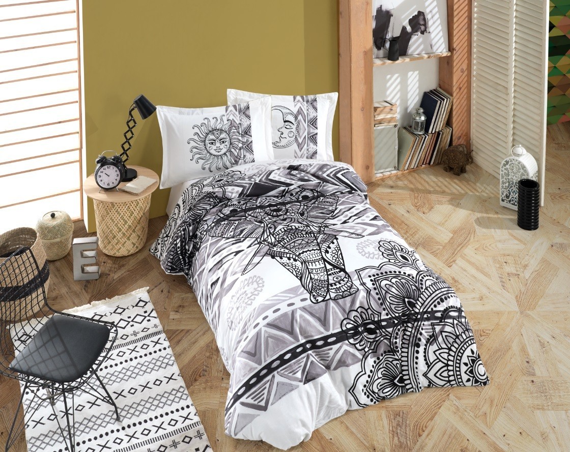 

КПБ HOBBY Poplin Mandala 160*220/1*50*70