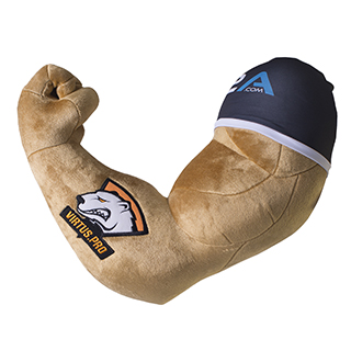 

Подушка декоративна VIRTUS.PRO PLUSH BICEPS (FVPBICEPS17PLUSHY)