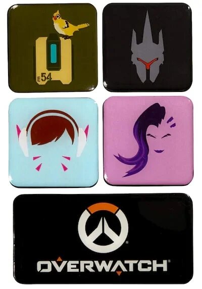 

Набор магнитов OVERWATCH Set of 5 magnets series 2 (Овервотч) (B62499)