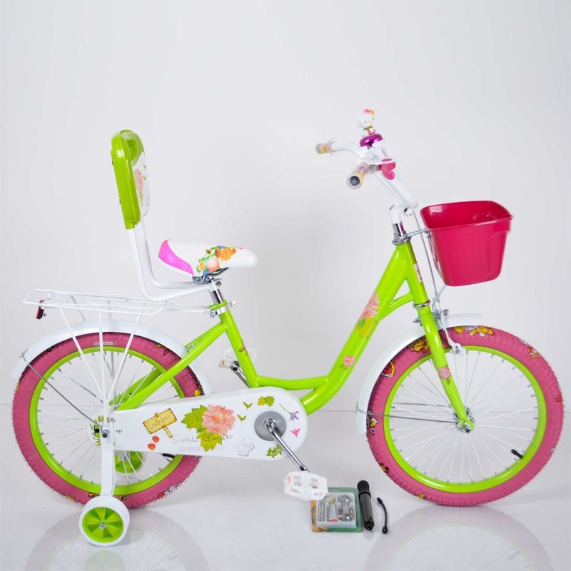 

Велосипед для дівчинки Rueda ROSES 18" Green
