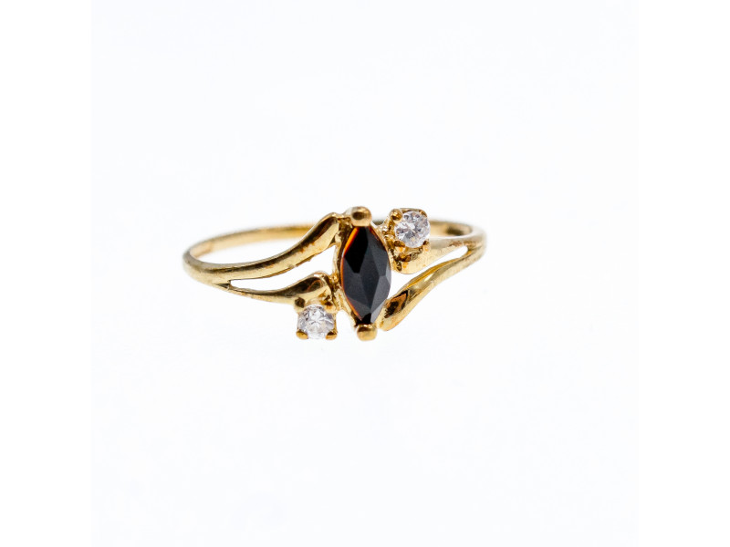 

Золотое кольцо со Шпинелью и белым Топазом Натуральный Sky Jewelry 001917