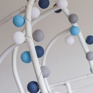 

Хлопковая гирлянда Sailor Blue 10 шариков в ряд 2,58 м