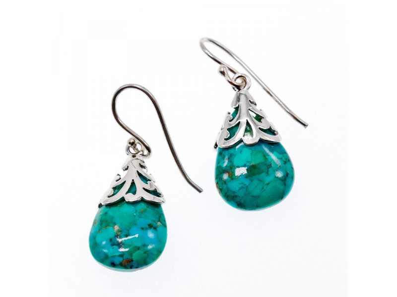 

Cеребряные серьги с яшмой Весна Натуральный Sky Jewelry 002979